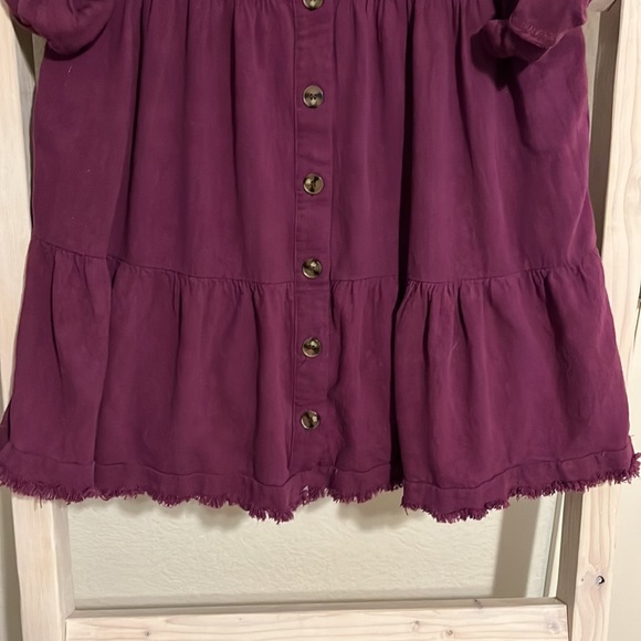 White Birch- Amazing Purple Multi-Tier Dress - Picture 4 of 10